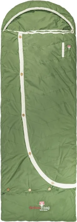 Grüezi Bag Gr&uuml;ezi-Bag Biopod DownWool Nature Comfort Sovepose, Gr&oslash;n