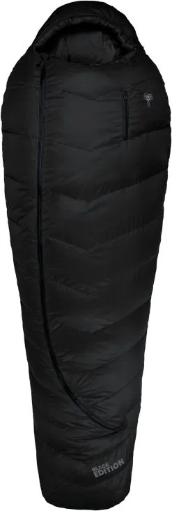 Grüezi Bag Gr&uuml;ezi-Bag Biopod DownWool Subzero 185 Sleeping Bag Black Edition, Sort