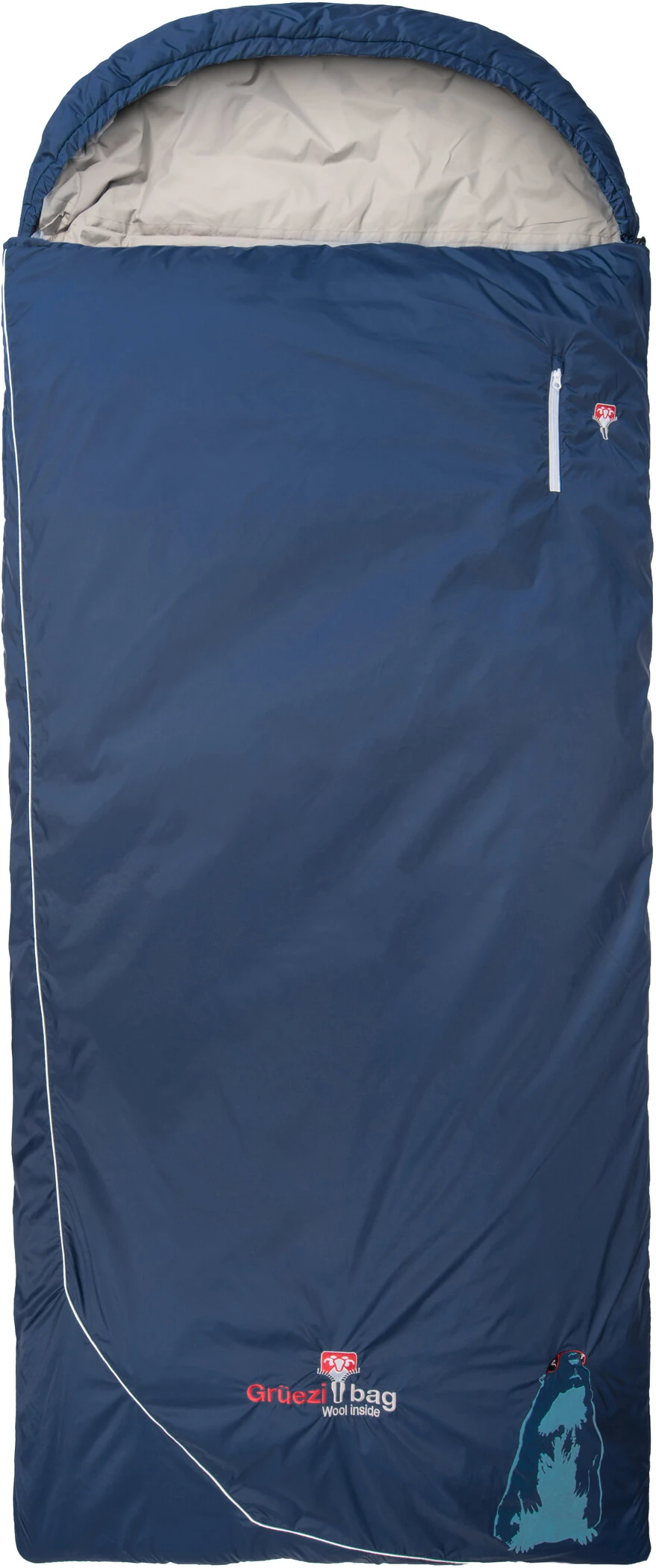 Grüezi Bag Grüezi-Bag Biopod Wolle Marmot Comfort Sovepose, Blå 3 Grüezi Bag Grüezi-Bag Biopod Wolle Marmot Comfort Sovepose, Blå