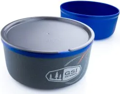 GSI Ultralight Nesting Sk&aring;l + Krus, Gr&aring;/bl&aring;