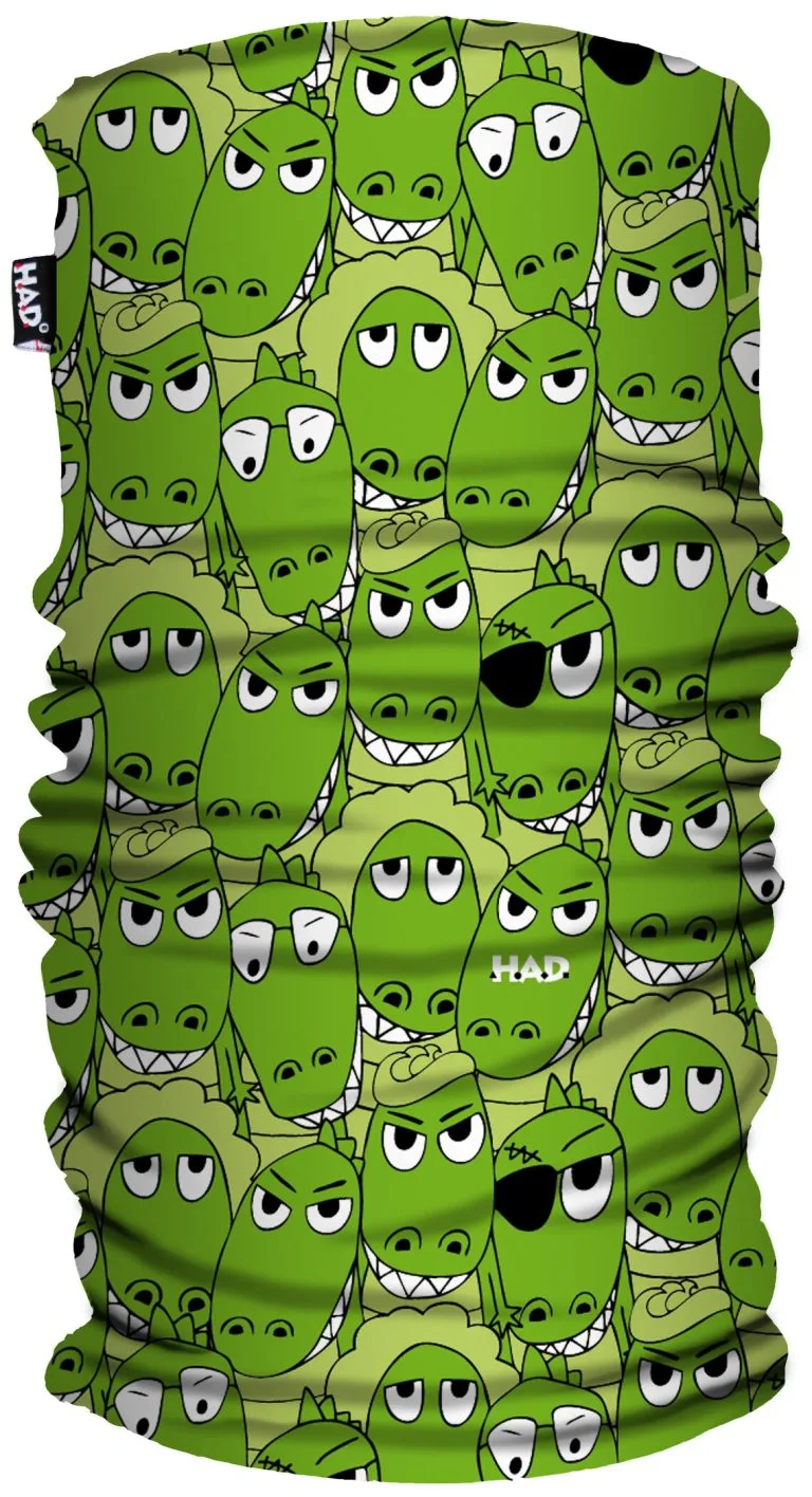 HAD Printed Fleece Halsrør Børn, Grå/hvid 3 HAD Printed Fleece Halsrør Børn, Grå/hvid