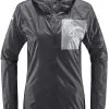 Haglöfs Hagl&ouml;fs L.I.M Shield Jakke Med H&aelig;tte Damer, Gr&aring; -Campingtøj Butik hagloefs lim shield hooded jacket women magnetite concrete 7 1
