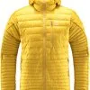 Haglöfs Hagl&ouml;fs Micro Nordic Ned H&aelig;tte Herrer, Gul -Campingtøj Butik hagloefs micro nordic down hood men autumn leaves 7