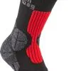 Hanwag Trek Sokker, Gr&aring;/sort -Campingtøj Butik hanwag trek socken asphalt red 1