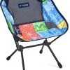Helinox One Mini Stol, Farverig/sort -Campingtøj Butik helinox one mini chair rainbow bandana quilt black 4