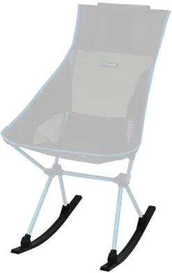 Helinox Rocking Foot XL S&aelig;t Til Sunset Chair 2 Stk., Sort