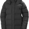 Helly Hansen Aspire Puffy Parka Damer, Gr&oslash;n -Campingtøj Butik helly hansen aspire puffy parka women black 7