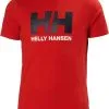Helly Hansen HH Logo T-shirt Unge, Blå 2 Helly Hansen HH Logo T-shirt Unge, Blå -Campingtøj Butik helly hansen hh logo t shirt youth alert red 2