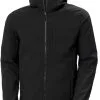 Helly Hansen Paramount Softshell-jakke Med H&aelig;tte Herrer, Sort -Campingtøj Butik helly hansen paramount hooded softshell jacket men black 4