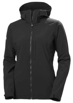 Helly Hansen Paramount Softshell-jakke Med H&aelig;tte Damer, Sort