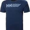 Helly Hansen Tech Lite Graphic T-Shirt Men, Blå 1 Helly Hansen Tech Lite Graphic T-Shirt Men, Blå -Campingtøj Butik helly hansen tech lite graphic t shirt men ocean 5
