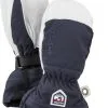 Hestra Army Leather Heli Ski Vanter Børn, Sort 1 Hestra Army Leather Heli Ski Vanter Børn, Sort -Campingtøj Butik hestra army leather heli ski mittens kids navy 1