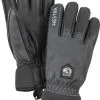 Hestra Army Leather Wool Terry Handsker, Sort 2 Hestra Army Leather Wool Terry Handsker, Sort -Campingtøj Butik hestra army leather wool terry gloves grey black 1