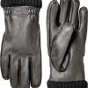 Hestra Deerskin Primaloft Rib Handsker Herrer, Brun 1 Hestra Deerskin Primaloft Rib Handsker Herrer, Brun -Campingtøj Butik hestra deerskin primaloft rib gloves men black 1