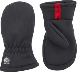 Hestra Fleece Liner Vanter B&oslash;rn, Sort