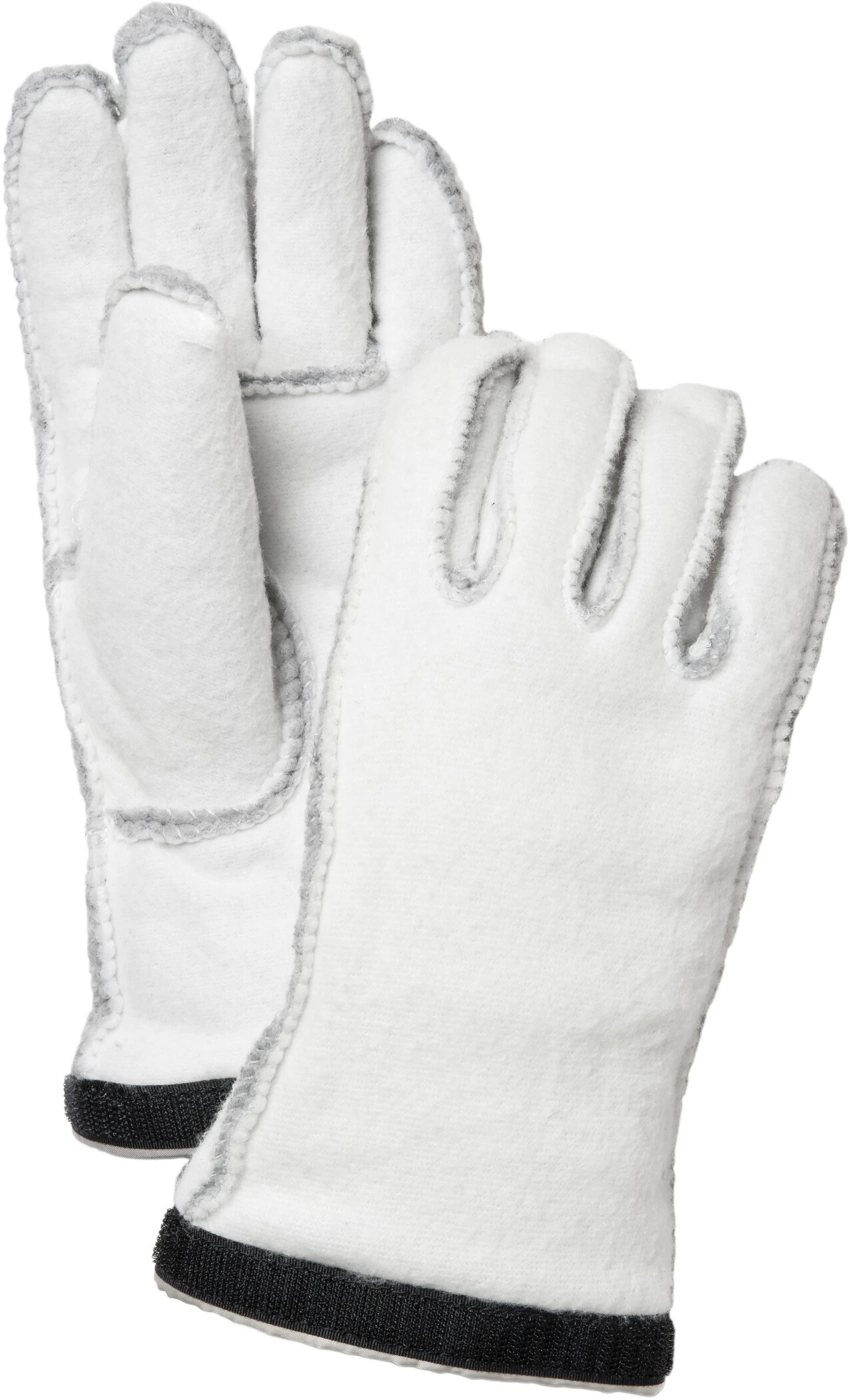 Hestra Heli Ski 5 Finger Handsker Liner Damer, Hvid 3 Hestra Heli Ski 5 Finger Handsker Liner Damer, Hvid