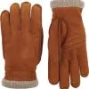 Hestra Joar Nubuck Handsker, Orange -Campingtøj Butik hestra joar nubuck gloves cork 1
