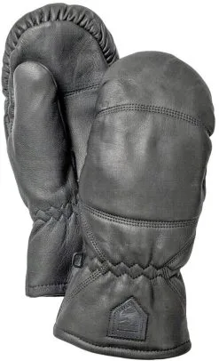 Hestra Leather Box Handsker, Sort