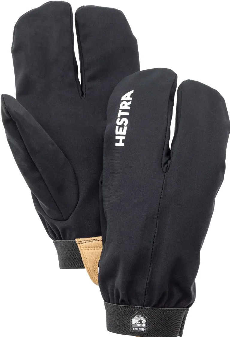 Hestra Nimbus Split Handsker, Sort 3 Hestra Nimbus Split Handsker, Sort