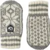 Hestra Nordic Vanter B&oslash;rn, Gr&aring;/hvid -Campingtøj Butik hestra nordic mittens kids grey offwhite 1 1