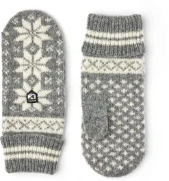 Hestra Nordic Wool Mittens Kids, Gr&aring;