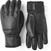 Hestra Omni 5-finger Handsker, R&oslash;d -Campingtøj Butik hestra omni 5 finger gloves black 6