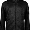 High Colorado Cardwell 3 Fleecejakke Herrer, Sort -Campingtøj Butik high colorado cardwell 3 fleece jacket men black melange 1
