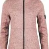 High Colorado Lori Fleecejakke Damer, Pink -Campingtøj Butik high colorado lori fleece jacket women coral melange 1