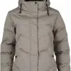 High Colorado Oana Vatteret Jakke Damer, Beige -Campingtøj Butik high colorado oana padded jacket women beige melange 1