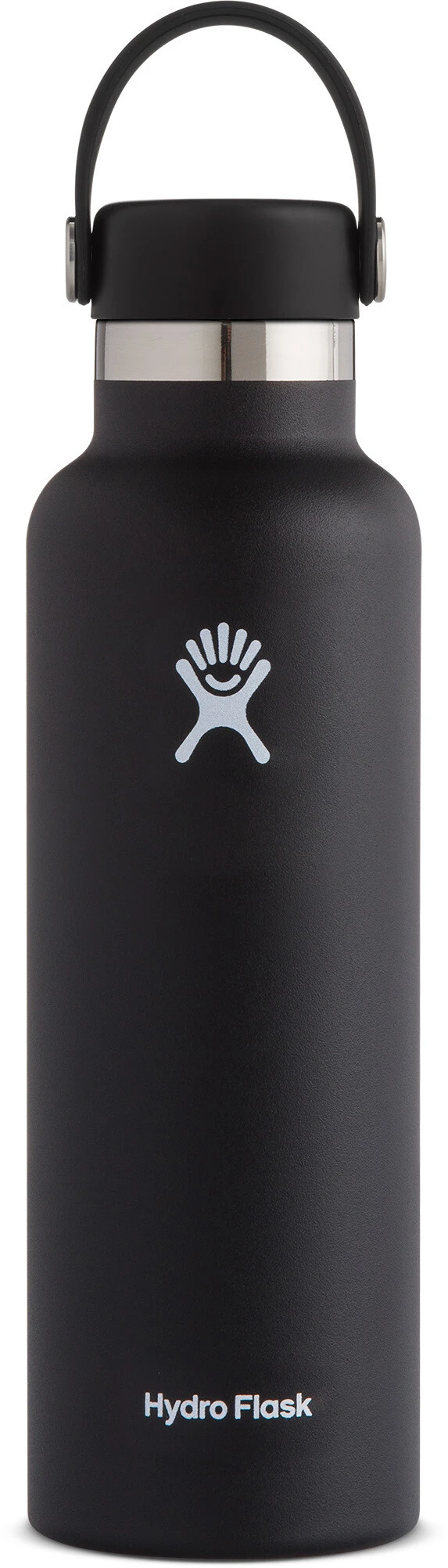 Hydro Flask Standard Mouth Flaske Med Standard Flex Cap 621ml, Sort 3 Hydro Flask Standard Mouth Flaske Med Standard Flex Cap 621ml, Sort