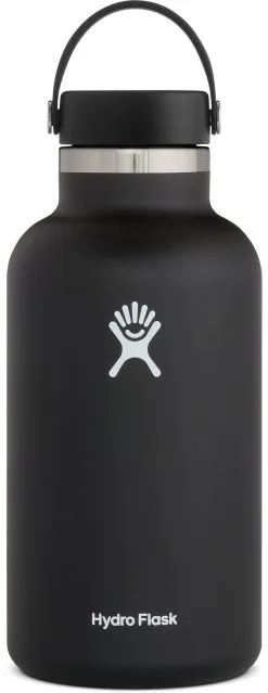 Hydro Flask Wide Mouth Flaske Med Flex Cap 1900ml, Sort
