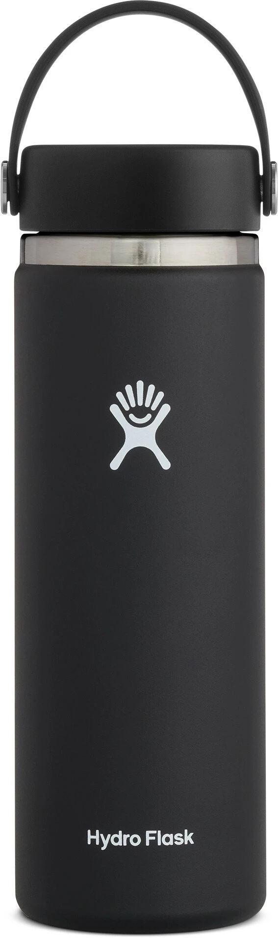 Hydro Flask Wide Mouth Flaske Med Flex Cap 591ml, Blå 3 Hydro Flask Wide Mouth Flaske Med Flex Cap 591ml, Blå