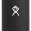 Hydro Flask Wide Mouth Flaske Med Flex Cap 591ml, Sort 1 Hydro Flask Wide Mouth Flaske Med Flex Cap 591ml, Sort -Campingtøj Butik hydro flask wide mouth bottle 591ml black 2