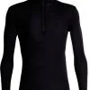 Icebreaker 175 Everyday LS Half-Zip Top Herrer, Brun -Campingtøj Butik icebreaker 175 everyday underklaeder herr black 6 3
