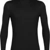 Icebreaker 260 Tech LS Turtleneck Skjorte Herrer, Sort -Campingtøj Butik icebreaker 260 tech ls turtleneck shirt men black 6