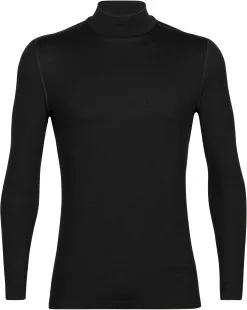 Icebreaker 260 Tech LS Turtleneck Skjorte Herrer, Sort