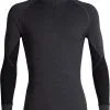 Icebreaker 260 Zone LS Half-Zip Skjorte Herrer, Grå/sort 2 Icebreaker 260 Zone LS Half-Zip Skjorte Herrer, Grå/sort -Campingtøj Butik icebreaker 260 zone ls half zip shirt men jet heather black 3