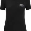 Icebreaker Central Classic Caravan Life SS Tee Women, Sort -Campingtøj Butik icebreaker central classic caravan life ss tee women black 7 1