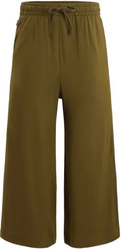 Icebreaker Granary Culottebukser Damer, Gr&oslash;n