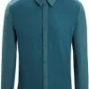 Icebreaker Hike LS Top Men, Petroleumsgrøn 2 Icebreaker Hike LS Top Men, Petroleumsgrøn -Campingtøj Butik icebreaker hike ls top men green glory 9 1