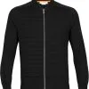 Icebreaker ICL ZoneKnit Isolerede Strikkede Bomber Herrer, Sort 2 Icebreaker ICL ZoneKnit Isolerede Strikkede Bomber Herrer, Sort -Campingtøj Butik icebreaker icl zoneknit insulated knit bomber men black 9