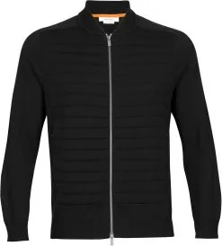 Icebreaker ICL ZoneKnit Isolerede Strikkede Bomber Herrer, Sort