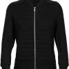 Icebreaker ICL ZoneKnit Isolerede Strikkede Bomber Damer, Sort 2 Icebreaker ICL ZoneKnit Isolerede Strikkede Bomber Damer, Sort -Campingtøj Butik icebreaker icl zoneknit insulated knit bomber women black 7