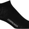 Icebreaker Lifestyle Fine Gauge Sokker Herrer, Sort -Campingtøj Butik icebreaker lifestyle fine gauge no show socks men black snow 1