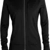 Icebreaker Quantum III LS Hættetrøje Med Lynlås Damer, Sort 1 Icebreaker Quantum III LS Hættetrøje Med Lynlås Damer, Sort -Campingtøj Butik icebreaker quantum iii ls zip hoodie women black 6
