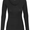 Icebreaker Siren Lang&aelig;rmet T-shirt Damer, Gr&aring; -Campingtøj Butik icebreaker siren underklaeder dam black 5 1