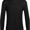 Icebreaker Sphere II Lang&aelig;rmet T-shirt Herrer, Sort -Campingtøj Butik icebreaker sphere ii ls tee men black 10 2