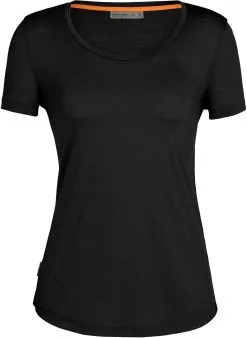 Icebreaker Sphere II SS Scoop Tee Women, Sort