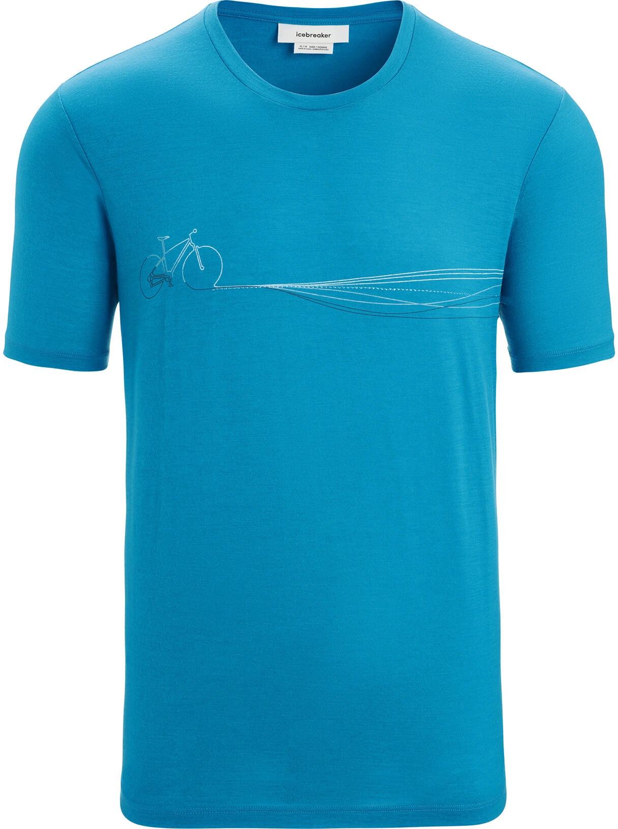 Icebreaker Tech Lite II Cadence Paths SS Tee Men, Petroleumsgrøn 3 Icebreaker Tech Lite II Cadence Paths SS Tee Men, Petroleumsgrøn