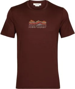 Icebreaker Tech Lite II Mountain Geology SS Tee Herrer, Brun